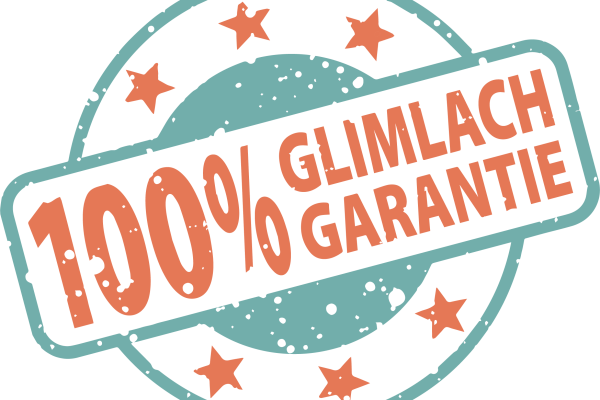 Louis Baerts 100%Glimlach Garantie Stempel 100% glimlach garantie van goochelaar Louis Baerts groen visual